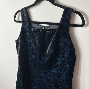 VINTAGE 90s velvet sheath dress